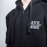 Bluza Ave Bmx Logo Premium Zip Hoodie Black
